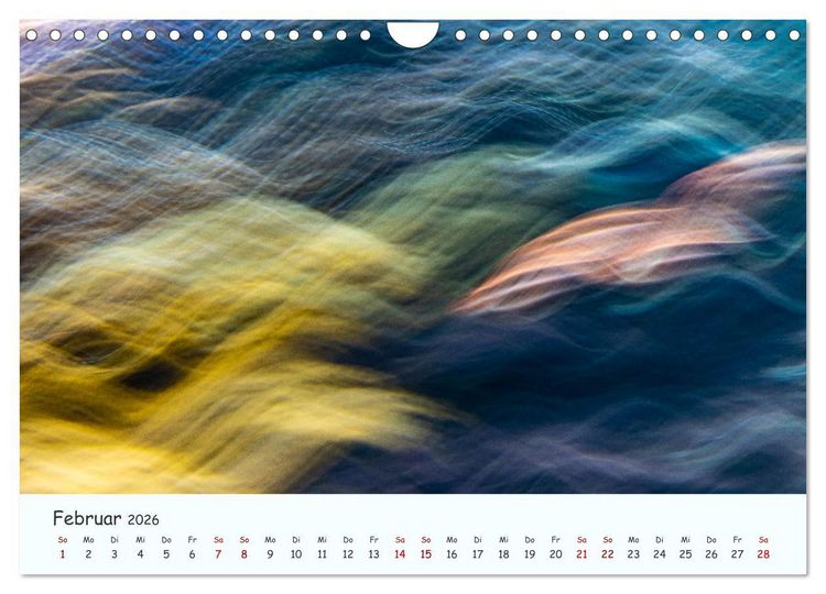 Produktbild: Farbgrafik - Die Sch&ouml;nheit der abstrakten Fotografie (Wandkalender 2026 DIN A4 quer), CALVENDO Monatskalender