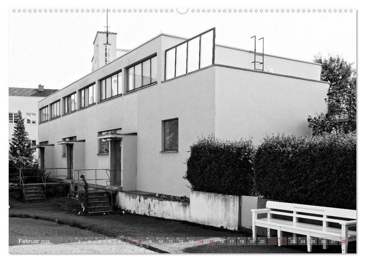 Produktbild: Die Weissenhof - Siedlung (hochwertiger Premium Wandkalender 2026 DIN A2 quer), Kunstdruck in Hochglanz