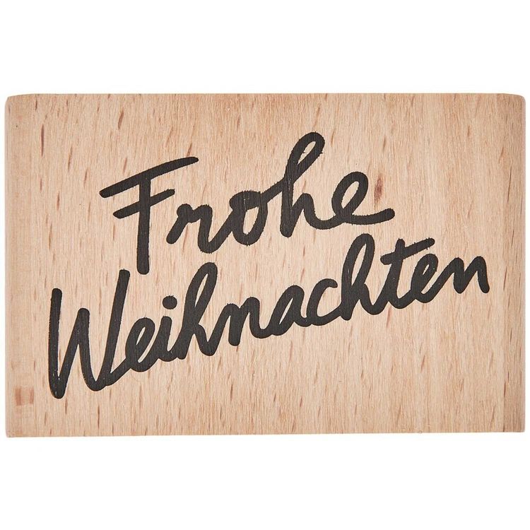 Produktbild: Stempel Frohe Weihnachten,