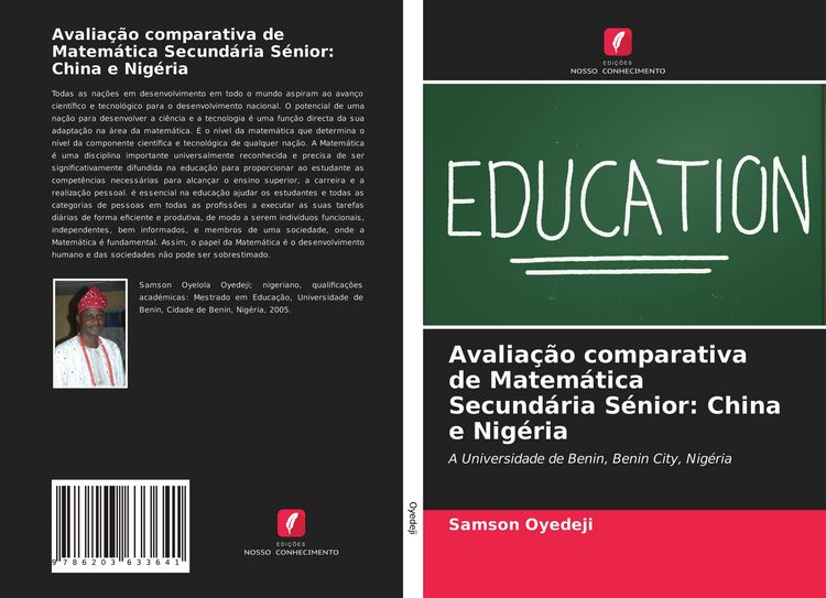 Produktbild: Avalia&ccedil;&atilde;o comparativa de Matem&aacute;tica Secund&aacute;ria S&eacute;nior: China e Nig&eacute;ria