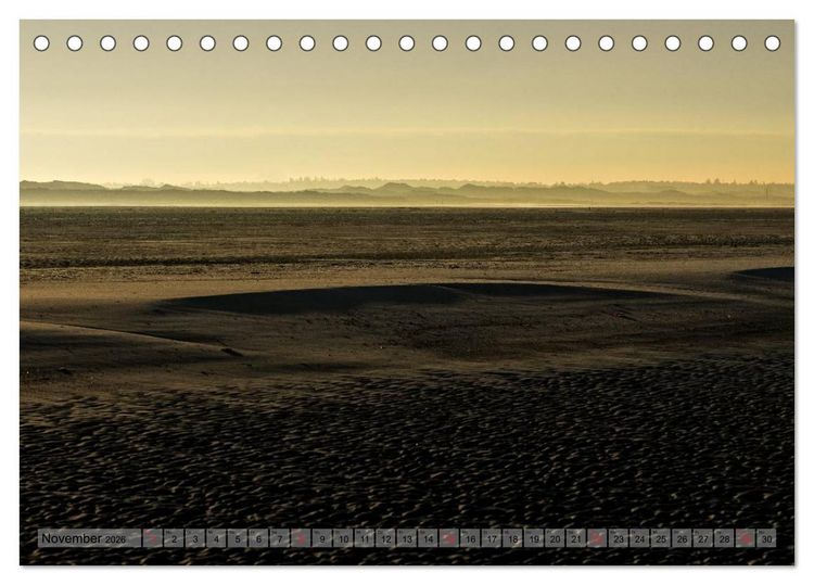 Produktbild: ST. PETER-ORDING PURistisch (Tischkalender 2026 DIN A5 quer), CALVENDO Monatskalender