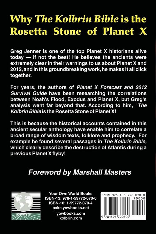Produktbild: Planet X and the Kolbrin Bible Connection
