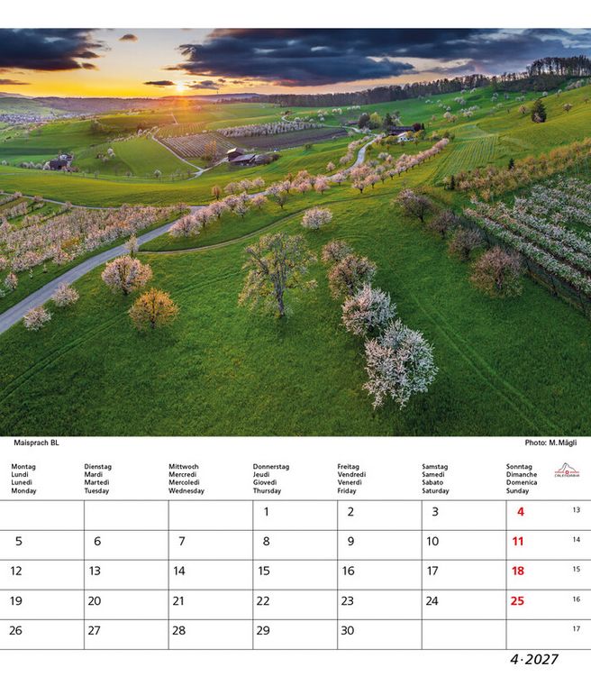 Produktbild: Schweiz 21x24 2027