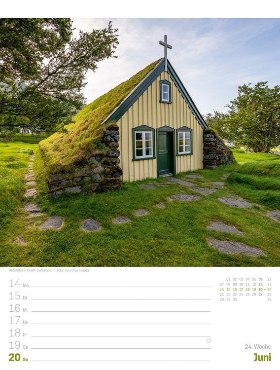 Produktbild: Island Wochenplaner Kalender 2027 | Die Insel aus Feuer und Eis