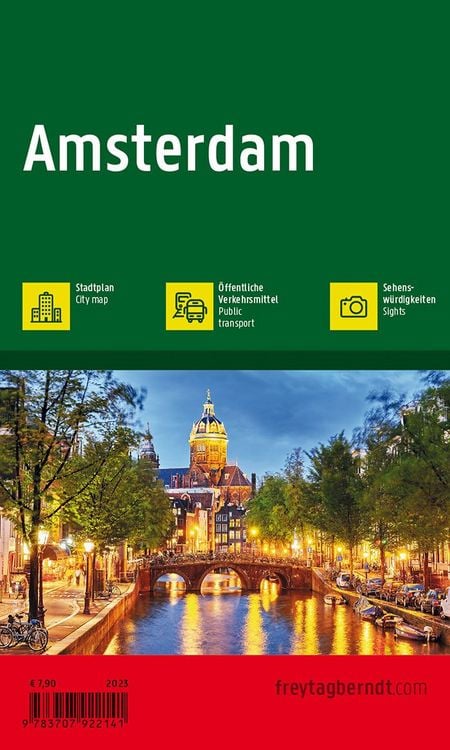 Produktbild: freytag & berndt Innenstadtplan Amsterdam 1:10.000