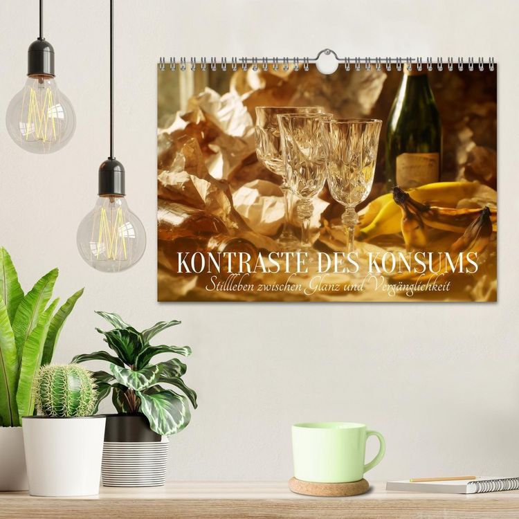 Produktbild: Kontraste des Konsums. Stillleben zwischen Glanz und Verg&auml;nglichkeit (Wandkalender 2027 DIN A4 quer), CALVENDO Monatskalender