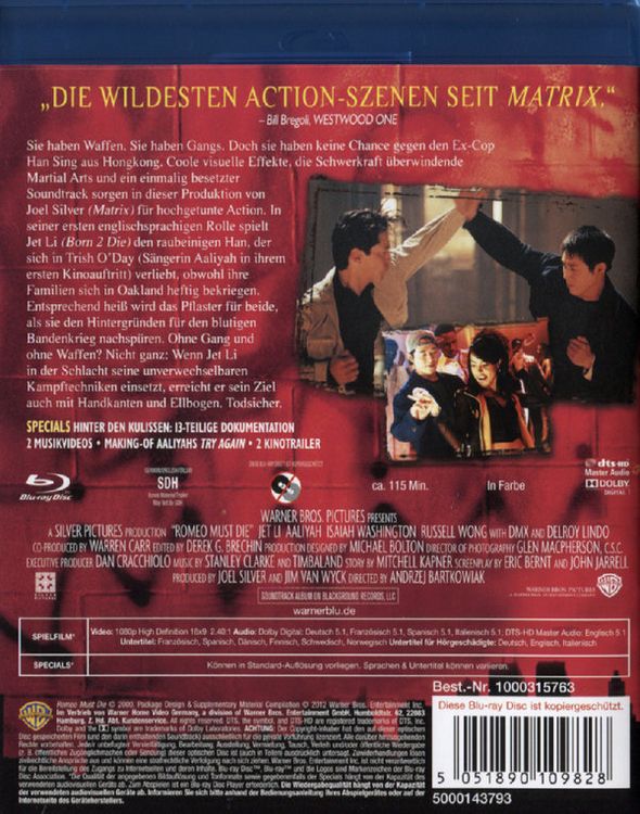 Produktbild: Romeo must die
