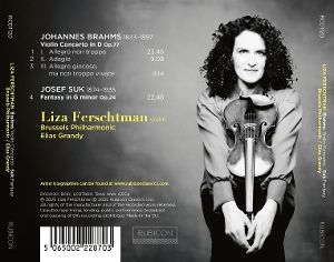 Produktbild: Brahms: Violin Concerto - Suk: Fantasy