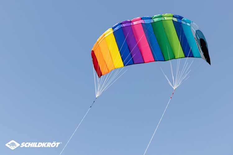 Produktbild: Dual Line SPORT KITE 2.0, incl. Carrybag, Rainbow
