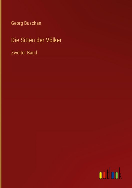 Produktbild: Die Sitten der V&ouml;lker