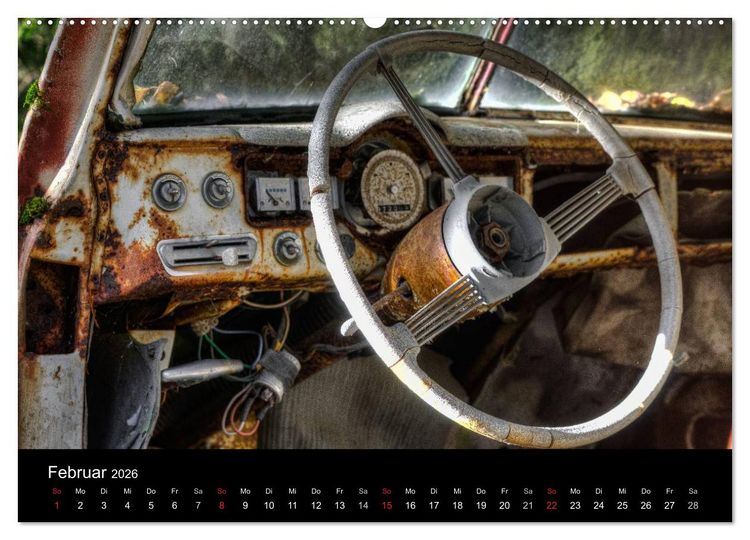 Produktbild: Autos, abgestellt und vergessen (Wandkalender 2026 DIN A2 quer), CALVENDO Monatskalender