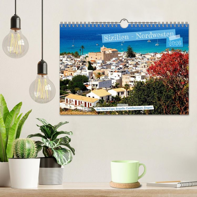 Produktbild: Sizilien - Nordwesten (Wandkalender 2026 DIN A4 quer), CALVENDO Monatskalender