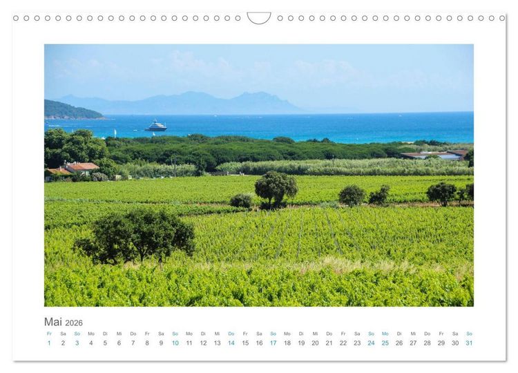 Produktbild: Faszination der C&ocirc;te d'Azur (Wandkalender 2026 DIN A3 quer), CALVENDO Monatskalender