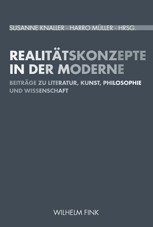 Produktbild: Realit&auml;tskonzepte in der Moderne