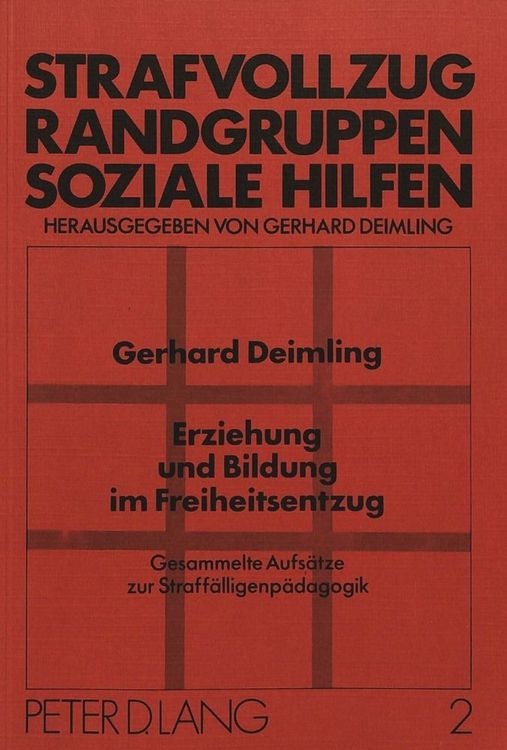 Produktbild: Erziehung und Bildung im Freiheitsentzug