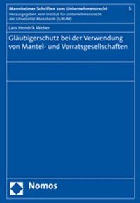 Produktbild: Gl&auml;ubigerschutz bei der Verwendung von Mantel- und Vorratsgesellschaften