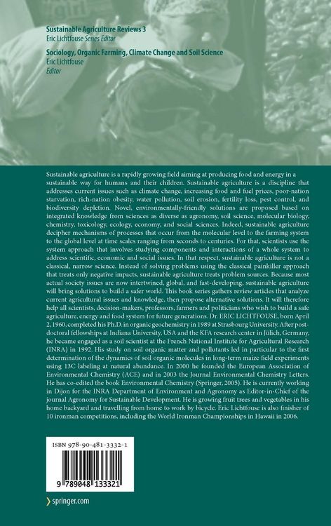 Produktbild: Sociology, Organic Farming, Climate Change and Soil Science
