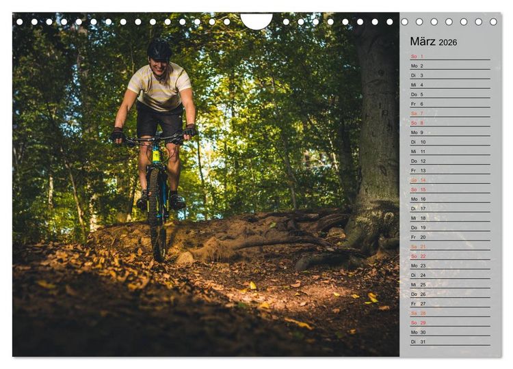 Produktbild: Mountainbike Action (Wandkalender 2026 DIN A4 quer), CALVENDO Monatskalender
