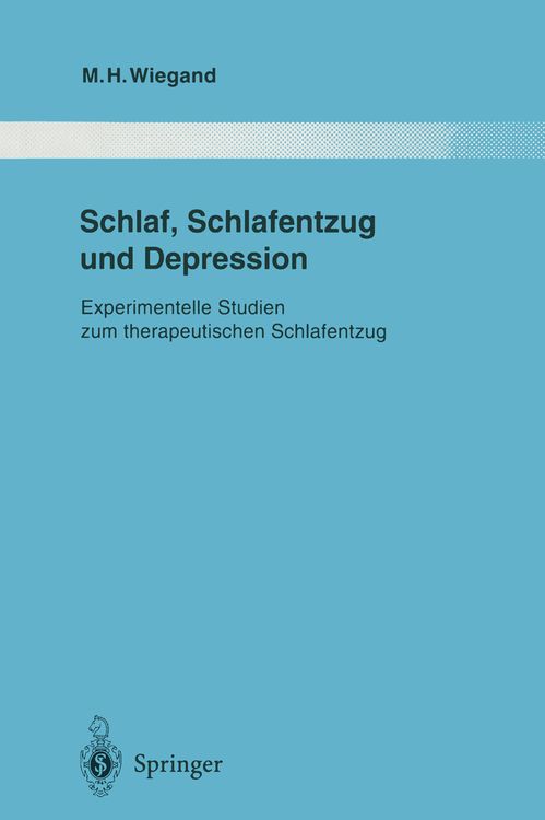 Produktbild: Schlaf, Schlafentzug und Depression