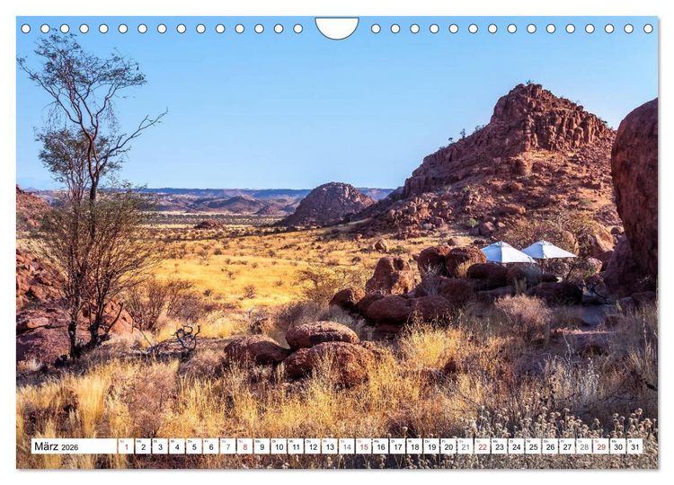 Produktbild: Namibia - Farben und Licht (Wandkalender 2026 DIN A4 quer), CALVENDO Monatskalender
