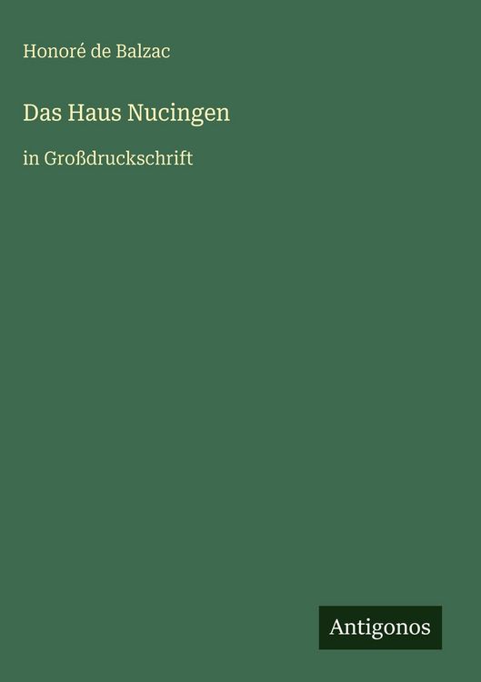 Produktbild: Das Haus Nucingen