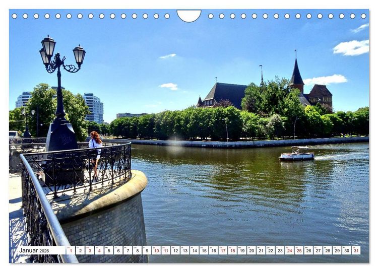 Produktbild: K&Ouml;NIGSBERG HEUTE - Bilder aus Kaliningrad (Wandkalender 2026 DIN A4 quer), CALVENDO Monatskalender