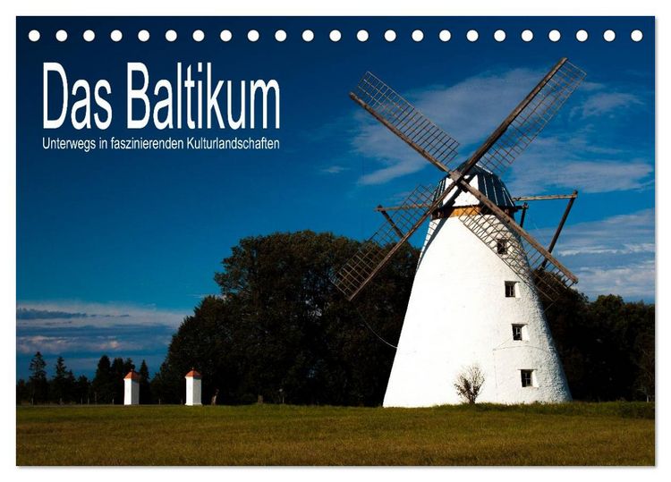 Produktbild: Das Baltikum - Unterwegs in faszinierenden Kulturlandschaften (Tischkalender 2026 DIN A5 quer), CALVENDO Monatskalender