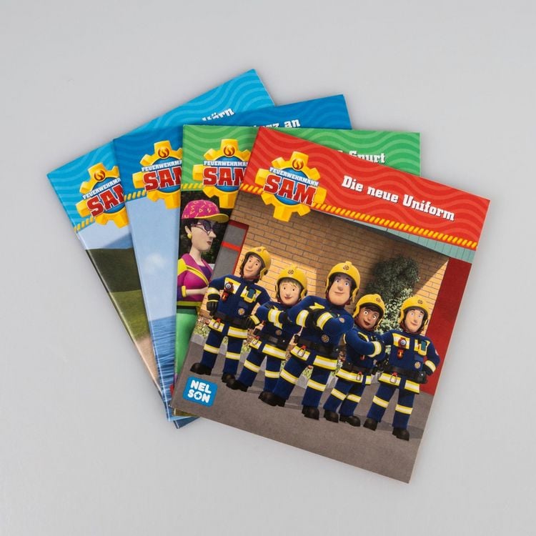 Produktbild: Nelson Mini-B&uuml;cher: 4er Feuerwehrmann Sam 21-24