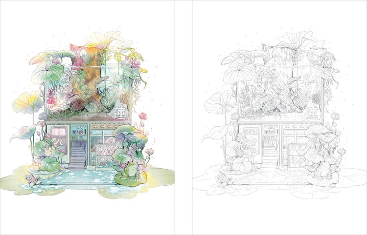 Produktbild: Luxury Coloring: Asiatische L&auml;den zum Ausmalen