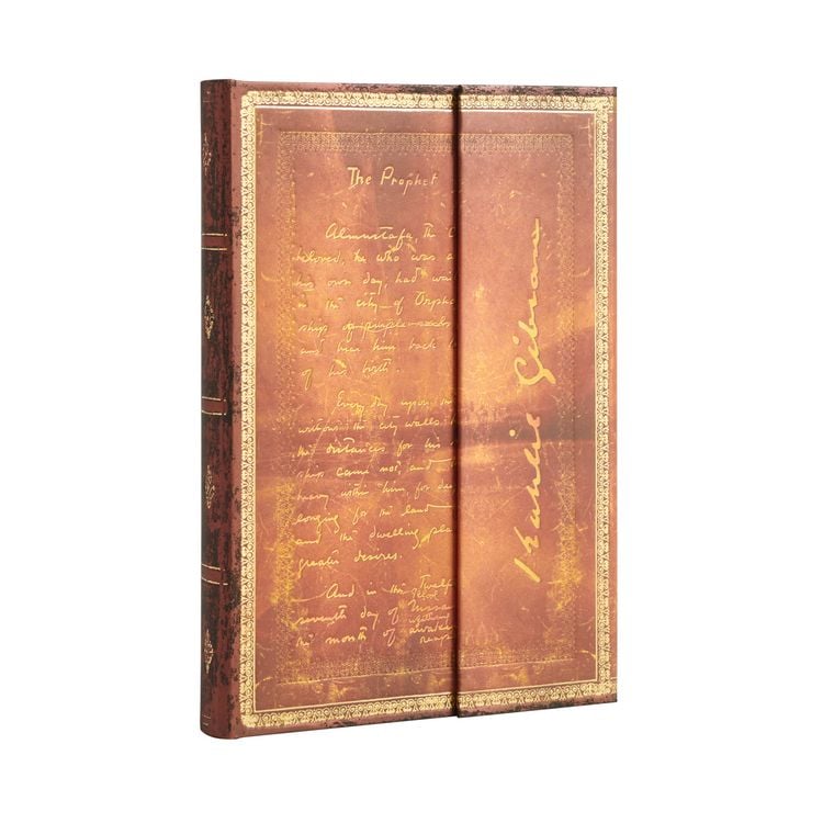 Produktbild: Hardcover Notizbuch Kahlil Gibran, Der Prophet, Midi, Liniert