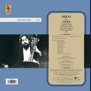 Produktbild: Marin Marais - Pice de viole du Second livre