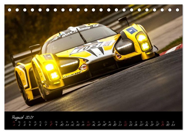 Produktbild: EMOTIONS ON THE GRID - VLN Langstreckenmeisterschaft N&uuml;rburgring (Tischkalender 2027 DIN A5 quer), CALVENDO Monatskalender