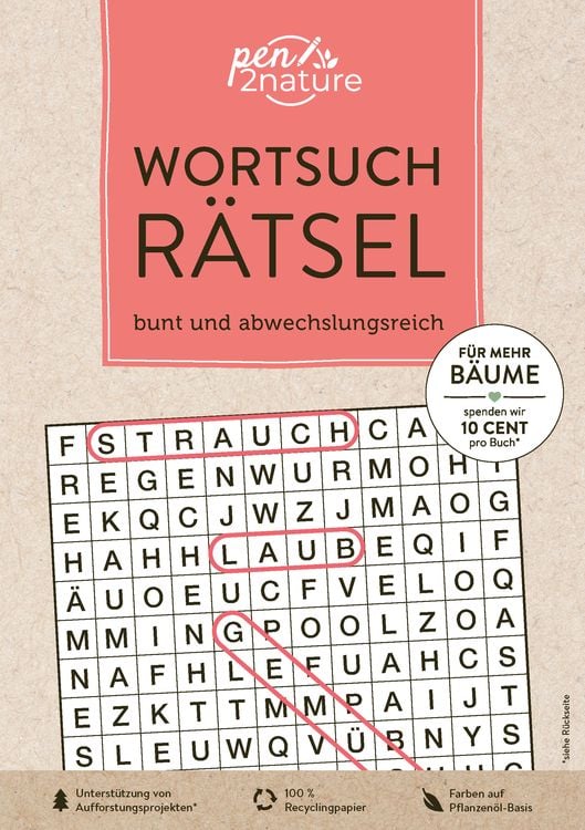 Produktbild: Wortsuchrätsel • bunt und abwechslungsreich
