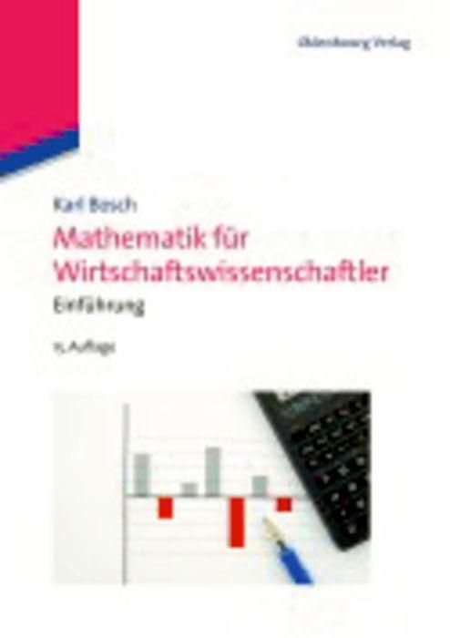 Produktbild: Mathematik f&uuml;r Wirtschaftswissenschaftler
