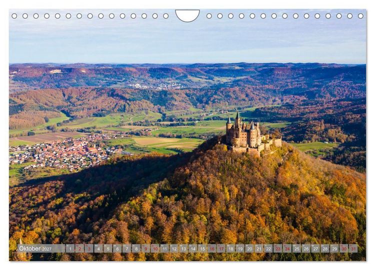 Produktbild: Wundersch&ouml;nes Baden-W&uuml;rttemberg (Wandkalender 2027 DIN A4 quer), CALVENDO Monatskalender
