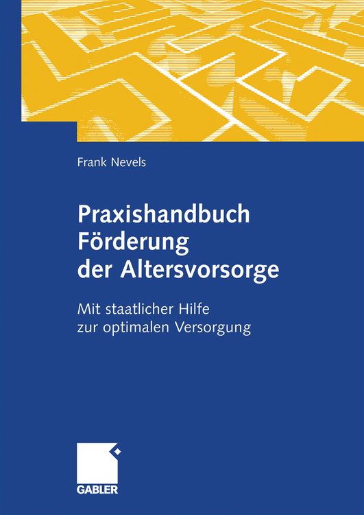 Produktbild: Praxishandbuch F&ouml;rderung der Altersvorsorge