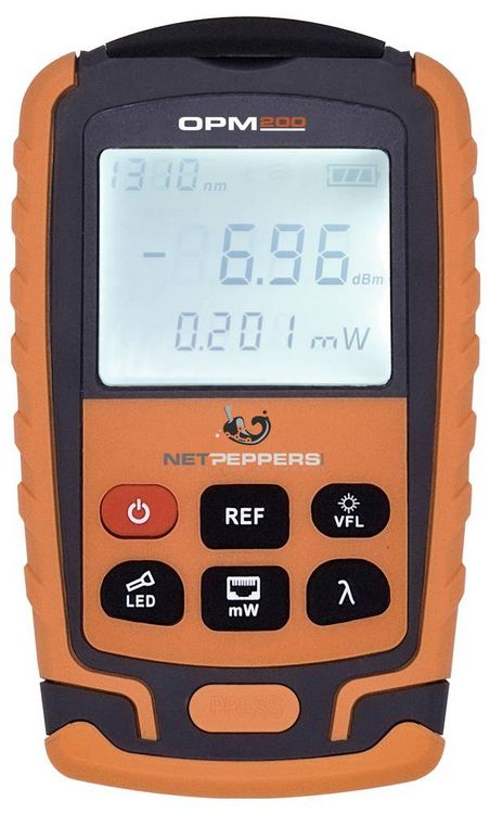 Produktbild: NetPeppers Glasfaserpr&uuml;fger&auml;t NP-FIBER-OPM200 Pocket Power Meter OPM200
