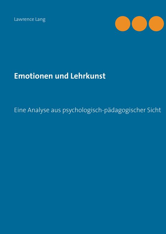 Produktbild: Emotionen und Lehrkunst