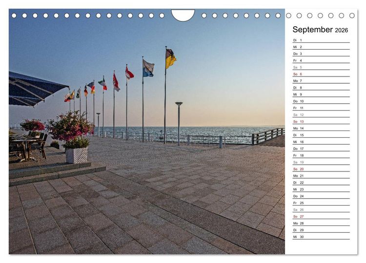 Produktbild: Ostseeheilbad Travem&uuml;nde - Die sch&ouml;nste Tochter L&uuml;becks (Wandkalender 2026 DIN A4 quer), CALVENDO Monatskalender