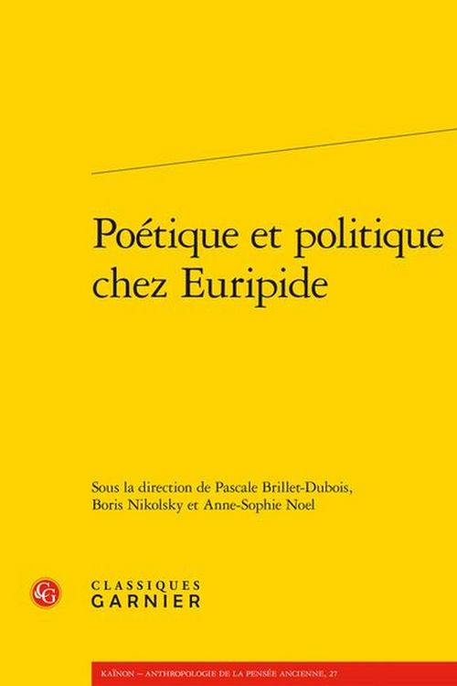 Produktbild: Po&eacute;tique et politique chez Euripide