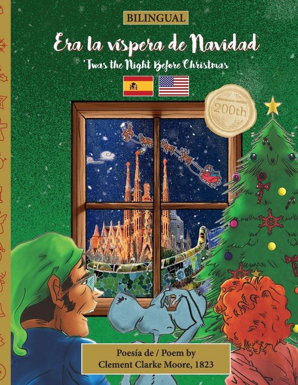Produktbild: BILINGUAL 'Twas the Night Before Christmas - 200th Anniversary Edition