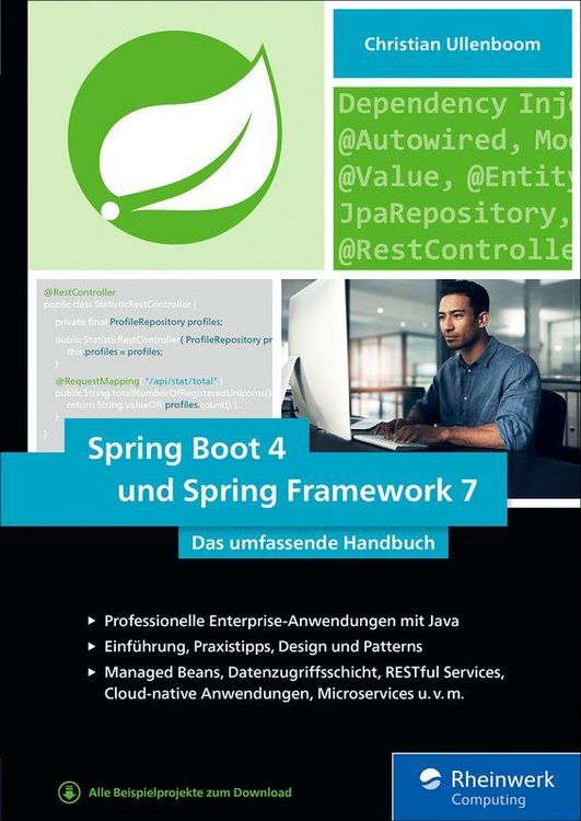 Produktbild: Spring Boot 4 und Spring Framework 7