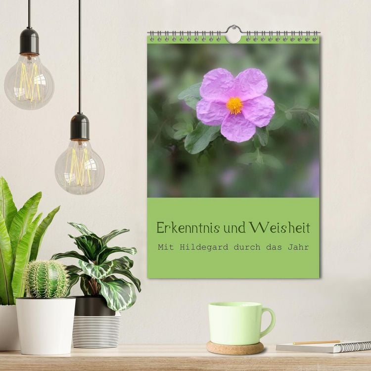 Produktbild: Erkenntnis und Weisheit - Hildegard von Bingen (Wandkalender 2026 DIN A4 hoch), CALVENDO Monatskalender