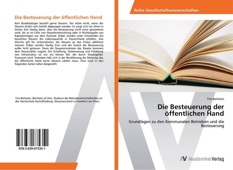 Produktbild: Die Besteuerung der &ouml;ffentlichen Hand