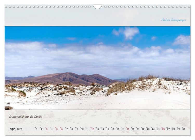 Produktbild: FUERTEVENTURA-PANORAMA (Wandkalender 2026 DIN A3 quer), CALVENDO Monatskalender