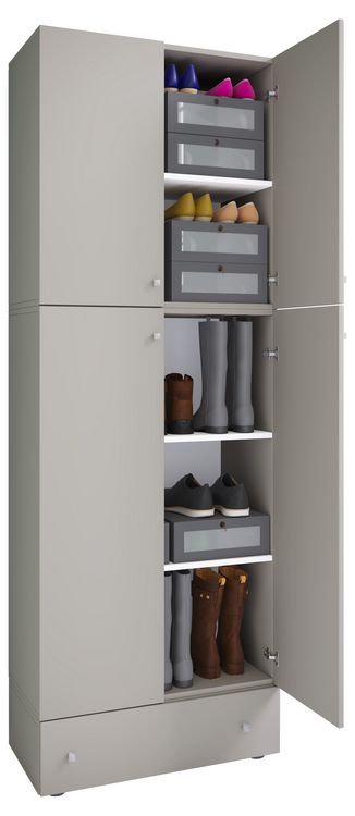 Produktbild: XXL Schuhschrank Kleiderschrank Schrank Lona 5f S