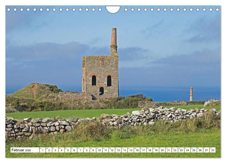 Produktbild: Faszinierende Ansichten von Cornwall (Wandkalender 2026 DIN A4 quer), CALVENDO Monatskalender