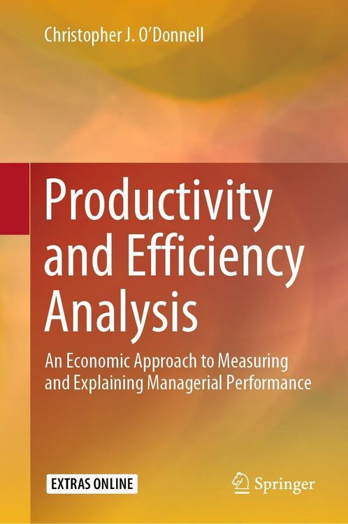 Produktbild: Productivity and Efficiency Analysis