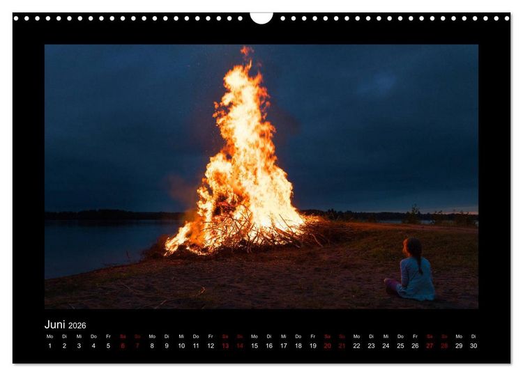 Produktbild: Finnland - Nordische Farbenspiele (Wandkalender 2026 DIN A3 quer), CALVENDO Monatskalender