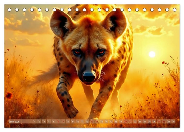 Produktbild: Regards Sauvages &ndash; Rencontres au c&oelig;ur du monde sauvage (Calendrier de bureau 2026 DIN A5 vertical), CALVENDO calendrier mensuel